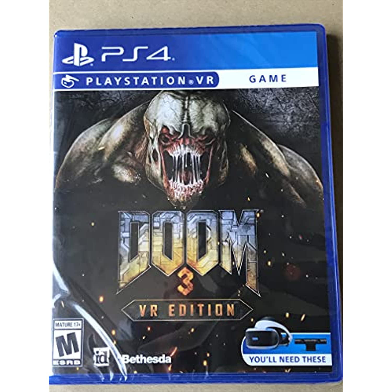 Gentage sig Tekstforfatter få øje på Doom 3 VR Edition - Playstation 4 PSVR [video game] - Walmart.com