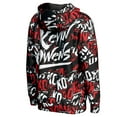 thumbnail image 3 of Men's ProSphere Black Kevin Owens Fight Owens Fight Full-Zip Hoodie, 3 of 3
