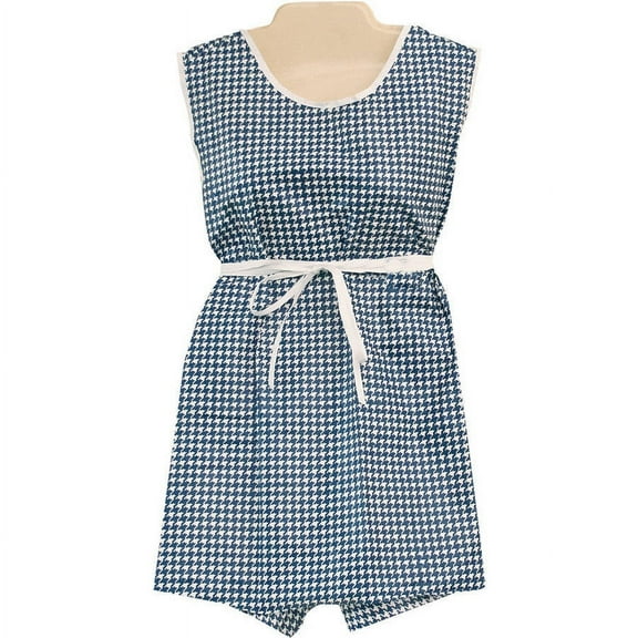 Dipsters Women's Coverall-Top with Shorts Patientwear, Medium