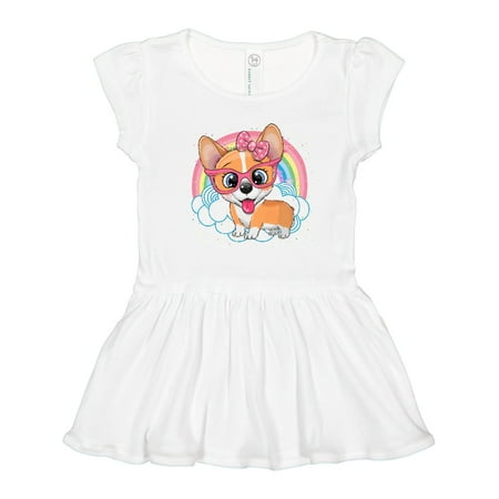 

Inktastic Corgi Gifts Dog Lover Gift Toddler Girl Dress
