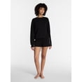 thumbnail image 2 of No Boundaries Sleepwear Top with Long Sleeves, Women’s XXS-3X, 2 of 5