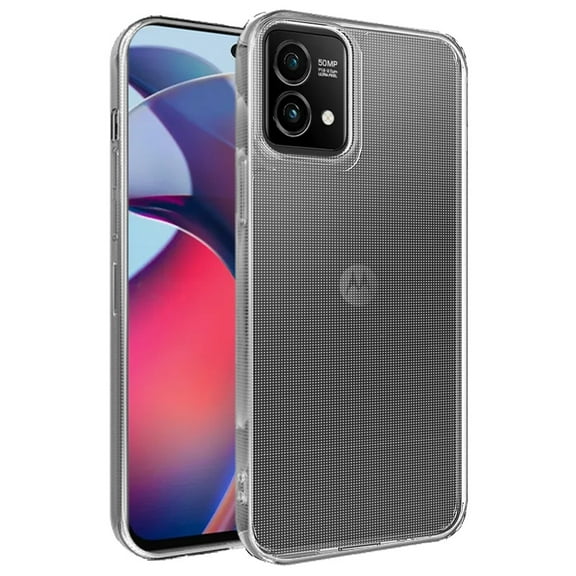 For Motorola Moto G Stylus 5G 2023 Hybrid Transparent Thick TPU Rubber Silicone Simple Minimalistic Gel Shockproof Slim Cover ,Xpm Phone Case [ Clear ]