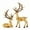 A, variant on Uutvmp 2Pcs Christmas Reindeer Figurines Decorations, Resin Sitting & Standing Deer Statues, Elk Figurine for Hallway Cabinet Living Room Office Desktop