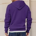 thumbnail image 4 of LWavelet Men's Fleece Hoodie Casual Long Sleeve 1/4 Zipper Pullover Sweatshirts, 4 of 7