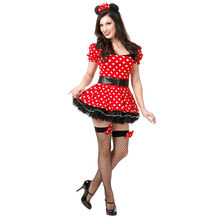 Women's Miss Mouse Pin Up Costume Set