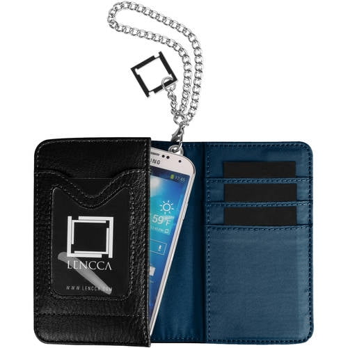 LENCCA Kymira II Women's Universal Protection Wallet Case with Wristlet Strap, Fits Phones up to 5"