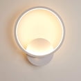 thumbnail image 1 of Aplique de pared LED para interior, moderno, redondo, 13 W, blanco cálido 3000 K, para dormitorio, sala de estar, escalera, pasillo, CA 230 V., 1 of 5