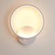 thumbnail image 1 of Aplique de pared LED para interior, moderno, redondo, 13 W, blanco cálido 3000 K, para dormitorio, sala de estar, escalera, pasillo, CA 230 V., 1 of 5