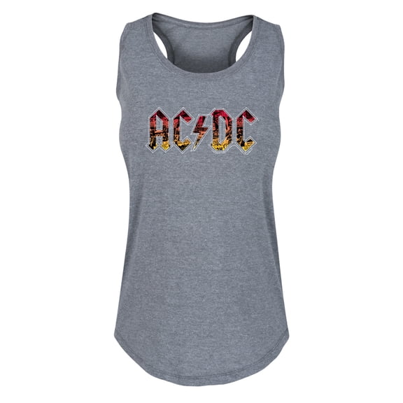 ACDC - Poster Texture - Women's Racerback Tank Top