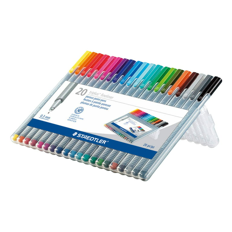 Staedtler Triplus Fineliner Pen Set, 20-Colors 