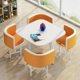 thumbnail image 1 of Modern Round Dining Table Set Chairs Lunch Kitchen Nordic Luxury Dining Table Magazine Mesas De Comedor Living Room Furniture My Lux Decor Round, 1 of 59