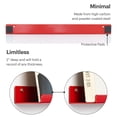 thumbnail image 3 of Estantería para discos de vinilo MÖNKE VRS2M, soporte de pared metálico, color rojo, 3 of 5