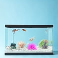 thumbnail image 1 of unbranded 2Ud Adorno Acuario Erizo De Mar De Silicone Morado Con Base Cerámica Resistente, 1 of 6