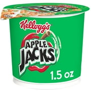 Kellogg's Apple Jacks Breakfast Cereal Cups, Kids Cereal, Family Breakfast, Original, 1.5oz Cup (1 Cup)