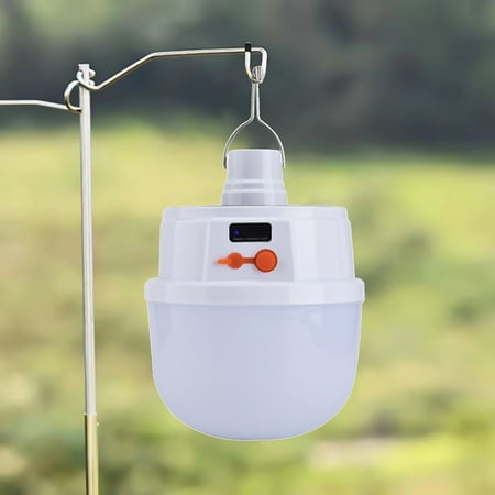 Christmas Saving Clearance! Sruiluo Camping Accessories on Clearance Solar Camping Light Hanging Waterproof Tent Light Outdoor Lamp with 24 LEDs Lights for Camping Hiking Outage White