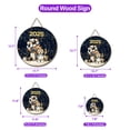 thumbnail image 5 of Happy New Year Havanese Welcome 2025 Balloon Firework Party Round Wood Sign Havanese Dog Lover Gifts Idea Hanging Wall Home Decor - 01014, 5 of 5
