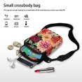 thumbnail image 7 of HELLHERO Floral Pattern Crossbody Bags Polyester Lightweight Women Messenger Bag for Travel Daily Use, 7 of 7