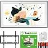 Samsung QN55LS03TA The Frame 3.0 55-inch QLED Smart 4K UHD TV (2020 Model) Customizable Frame Bundle with TaskRabbit Installation Services + Deco Gear Wall Mount + HDMI Cables + Surge Adapter