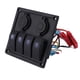 thumbnail image 4 of Interruptor basculante de 4 bandas interruptor de palanca de encendido y apagado de larga duración múltiples protecciones para automóviles de 12-24 V camiones y barcos ANGGREK Otros, 4 of 8
