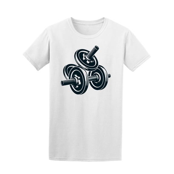 Pair Of Dumbells Tee Men's -Image by Shutterstock