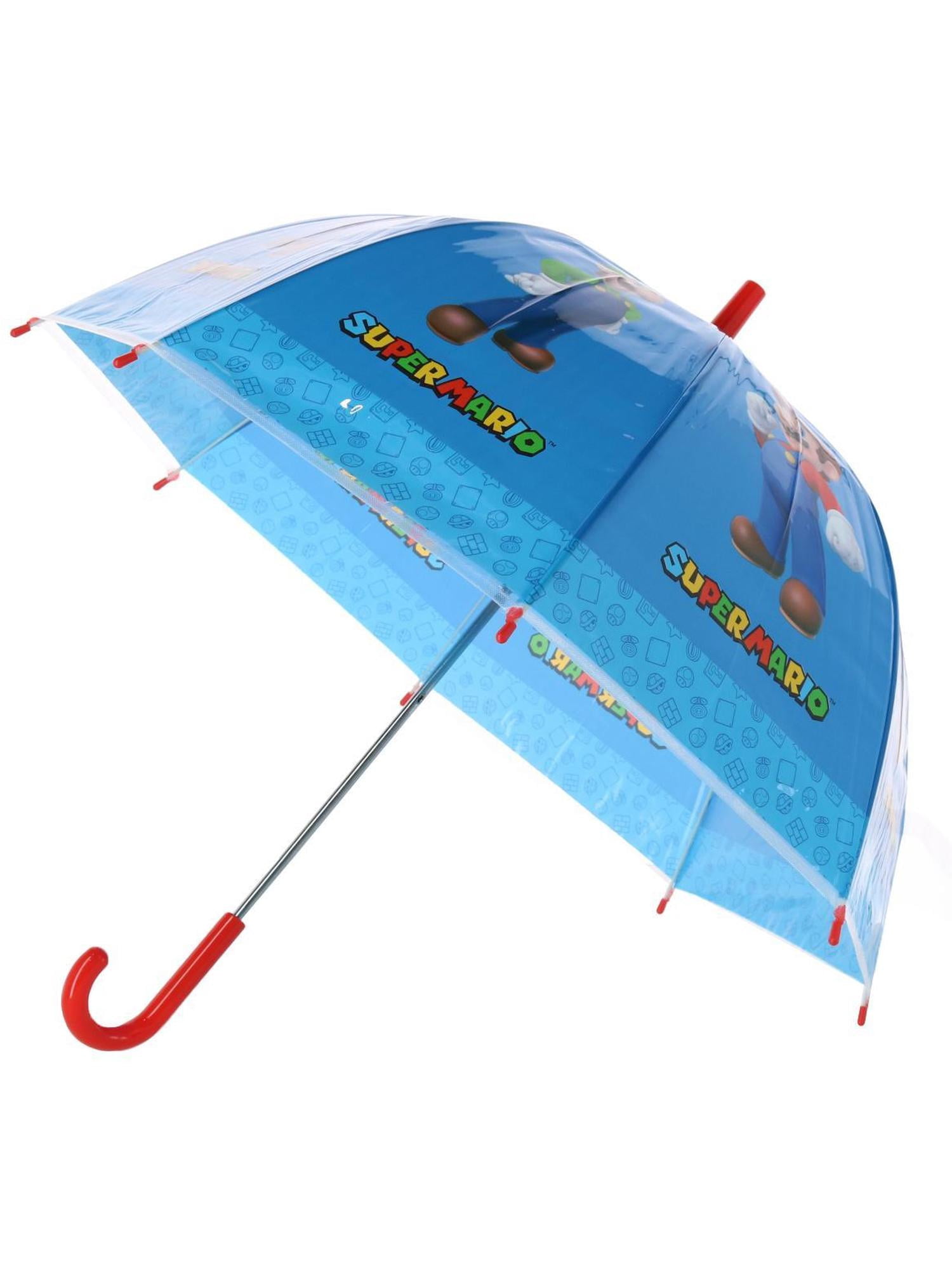 Textiel Trade Kids' Super Mario and Luigi Stick Umbrella