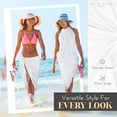 thumbnail image 7 of Women's White Sarong Cover-Up, Pareo Swimsuit Cover Up, 7 of 7