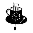 thumbnail image 2 of Reloj de pared con forma de taza de café (sin taza), ideal para colgar en la oficina o para amantes de la música. Ideal para aulas y dormitorios., 2 of 9