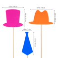 thumbnail image 2 of Handheld Neon Photo Booth Props for Decoration 17Pcs Paper Set, 2 of 4