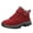 Z04 Red, variant on Womens Snow Boots, Womens Winter Boots, Fashion Winter Leather Boots Thickened Shoes for Women's Sports Warm Walking Shoe Red/8