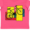 thumbnail image 4 of Inktastic Bike Pattern Blocks Boys or Girls Toddler T-Shirt, 4 of 5