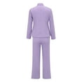 thumbnail image 6 of NMMUED Suits for Women Womens Suits 2 Piece Set Business Blazer and Pants Set Women Matching Sets Women Clothing Business Casual Outfits for Women, Purple XXL, 6 of 6