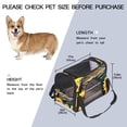 thumbnail image 2 of Crocodile Premium Pet Carrier Bag - 900D Oxford Cloth, Sherpa Base, Nylon Webbing | Size: 17x10x11.8 in | Durable and Stylish Dog Travel Tote, 2 of 7