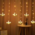 thumbnail image 1 of Candelabros Cortinas Luz Luz Led Cuerdas Colgantes Luces Decoración Navideña Cuerdas De Luces Para Fiesta En Casa Vogacara HA038553-00, 1 of 6