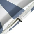 thumbnail image 4 of 3 Pcs Soft Bedding Set, Includes 1 Duvet Cover with Zipper And 2 Pillow Shams,Aesthetic Pastel Blue And White Sunburst Twin(86"x70"), 4 of 8