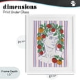 thumbnail image 4 of Stupell Industries Bohemian La Rossa Sculpture Face White Framed Print Under Glass, 17 x 21, by Radhika Modi, 4 of 8