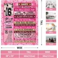 thumbnail image 5 of 18th Birthday Gifts for Girl, 18 Birthday Decor for Girl Blanket 60"x50", Happy Birthday Gifts for 18 Year Old Girl, 18th Girl Birthday Gifts Ideas for Adult Bestie Sister Daughter Blankets, 5 of 5