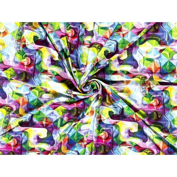 Minerva Viscose Jersey Stretch Knit Fabric Green - per yard