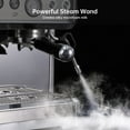 thumbnail image 3 of AOILE Espresso Machine with Grinder and Milk Frother – 15 Bar Pump for Cappuccino and Latte, 85oz Removable Water Tank, Stainless Steel, Steam Wand, Auto-Purge Function, 3 of 9