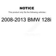 thumbnail image 2 of Genius Rear Coated Disc Brake Rotors Pair for Car 2008-2013 BMW 128i KG-100613, 2 of 9