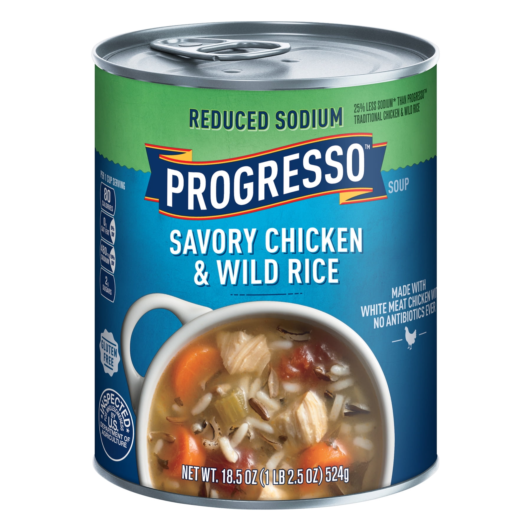 Progresso Soup Reduced Sodium Chicken and Wild Rice Soup 18.5 oz-( 20