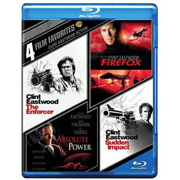 4 Film Favorites: Clint Eastwood Action (Blu-ray), Warner Home Video, Action & Adventure