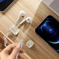 thumbnail image 4 of 5 clips para cables JAMW organizador de gestión de cables autoadhesivo hogar oficina cabina coche, 4 of 5