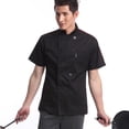 thumbnail image 2 of 2x Chaqueta Profesional Hostelería Hostel Cocina Restaurante Uniformes Baoblaze Chaqueta de malla de chef, 2 of 8