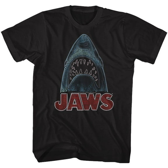 Jaws Be Dazzled Black Adult T-Shirt 4Xlt