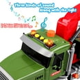 thumbnail image 5 of KY 3 4 5 6 7 Years Old Boys, 15" Large Tow Truck Toy,Friction Powered Transport Truck Crane Toy with Lights and Sounds,with Roadster,Toddlers Gifts, 5 of 6
