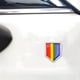 thumbnail image 5 of Pegatinas Overdecor con la bandera del orgullo gay LGBT con forma de arcoíris, paquete de 2, 5 of 5