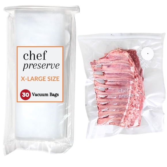 Bolsas selladoras al vacío Chef Preserve reutilizables 30 sin BPA XL