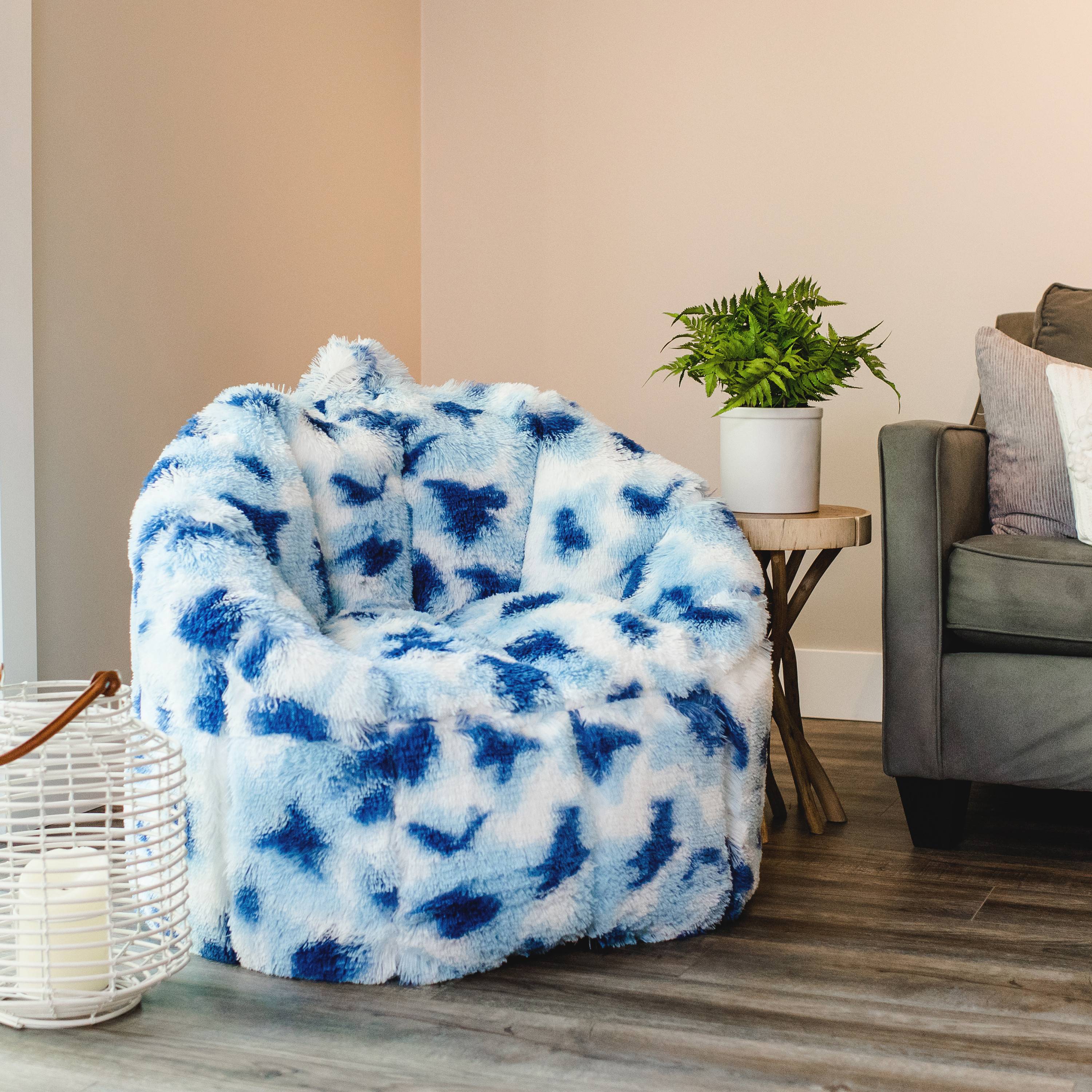 Buy Big Joe Milano Bean Bag Chair, Indigo Tie Dye Online at Lowest
