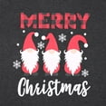 thumbnail image 4 of KimSoong Women Plus Size Christmas Shirt Gnomes Plaid Graphic Casual Long Sleeve Crew Neck Top, 4 of 5