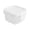 White, variant on Small Airtight Food Storage Containers with Lids 3.1X2 Inch, Square Plastic Lunch Boxes for teen office, Leak-Proof Leftover Containers for Kitchen Pantry Organization, A Food Storage Container